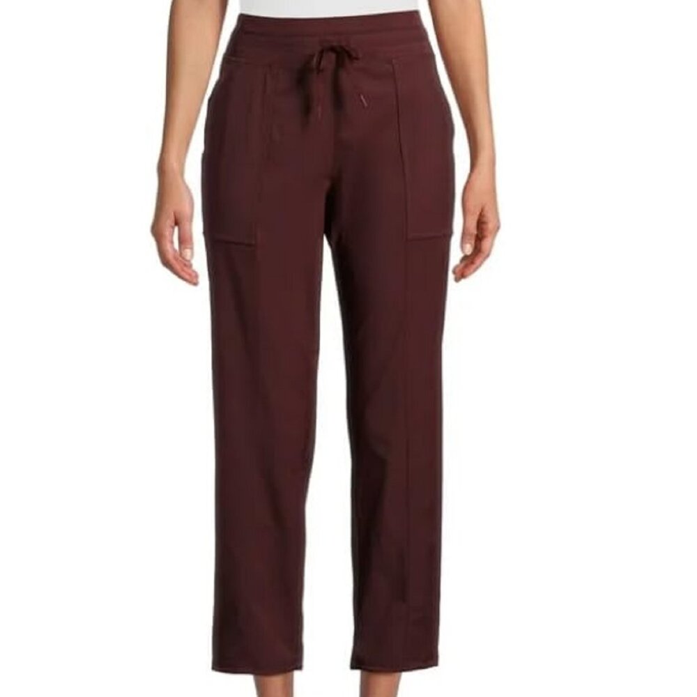 Avia Activewear Women's Woven Commuter Pants - Chianti, 3x - NEW